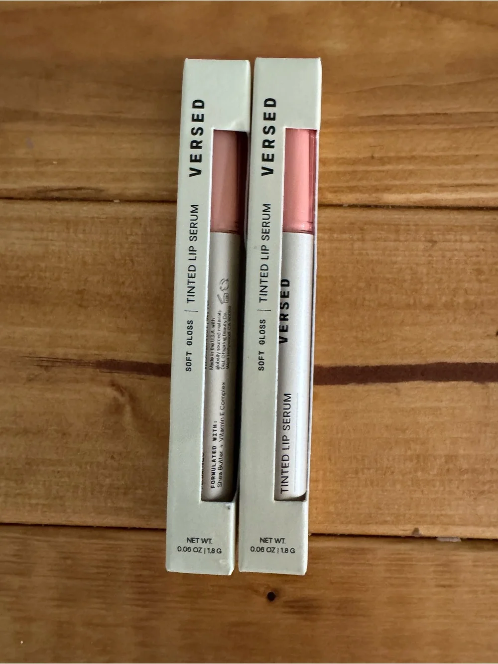 Versed Soft Gloss Tinted Lip Serum - Flamingo 2ct